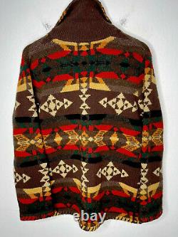 Ralph Lauren Small Southwestern Sweater Cardigan Aztec RRL Beacon VTG Polo Knit