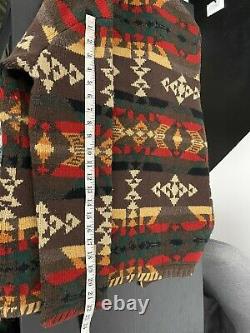 Ralph Lauren Small Southwestern Sweater Cardigan Aztec RRL Beacon VTG Polo Knit
