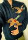 Ralph Lauren Sweater Duck Hunting Rrl Polo Sportsman Knit Vtg Pheasant Blue M/l