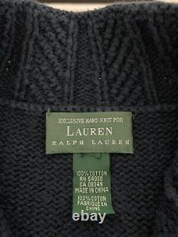 Ralph Lauren Sweater Duck Hunting RRL Polo Sportsman Knit VtG Pheasant Blue M/L