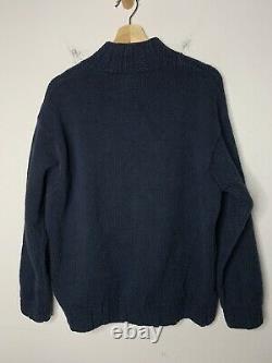 Ralph Lauren Sweater Duck Hunting RRL Polo Sportsman Knit VtG Pheasant Blue M/L