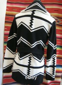 Ralph Lauren VTG Indian RRL Aztec Southwestern Sweater Western Polo Country Wrap