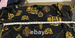 Ralph Lauren XL Black Shirt VTG RRL Military Hunting Rugby Polo Royal Crest XXL