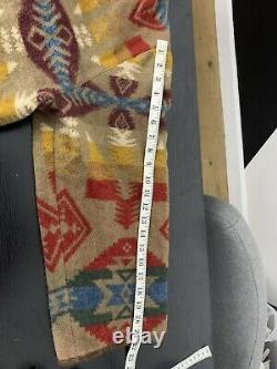 Ralph Lauren XL VTG Indian RRL Aztec Southwestern Sweater Serape Polo Wrap Robe