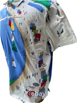 Ralph lauren Polo Riviera Italia Regatta Sailing Shirt 1992 Stadium Vintage Mens