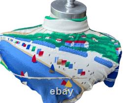 Ralph lauren Polo Riviera Italia Regatta Sailing Shirt 1992 Stadium Vintage Mens