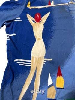 Ralph lauren Polo Riviera Italia Regatta Sailing Shirt 1992 Stadium Vintage Mens