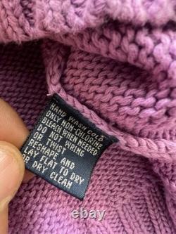 Rare Polo Ralph Lauren Vintage Cotton Knit M2048 Men's Hand Size L NWT 90's