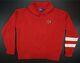 Rare Vtg Polo Ralph Lauren Cross Flags 1967 1987 20th Spell Out Sweater 80s M