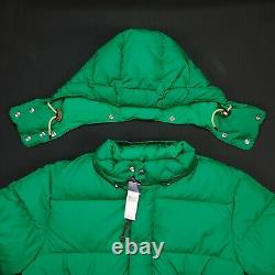 Rare VTG POLO RALPH LAUREN Down Puffer Parka Jacket 90s Green NWT MSRP $325 SZ L