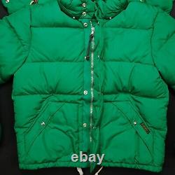 Rare VTG POLO RALPH LAUREN Down Puffer Parka Jacket 90s Green NWT MSRP $325 SZ L