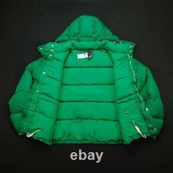 Rare VTG POLO RALPH LAUREN Down Puffer Parka Jacket 90s Green NWT MSRP $325 SZ L