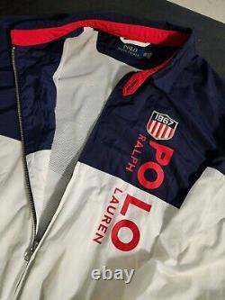 Rare Vintage POLO RALPH LAUREN Windbreaker Track Suit XXL 1967 USA Olympics