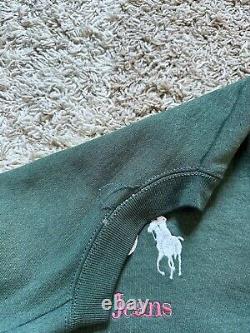 Rare Vintage Polo Ralph Lauren Big Logo Crewneck Sweatshirt 70s 80s 90s Men's L