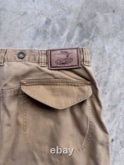 Rare Vintage Polo Ralph Lauren Country Sportsman Canvas Hunting Pants 32x36