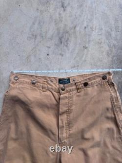 Rare Vintage Polo Ralph Lauren Country Sportsman Canvas Hunting Pants 32x36