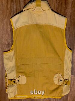 Rare Vintage Polo Ralph Lauren Vest Sz M Fits L XL 90s Naval Sailor Yellow RRL