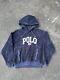 Rare Vintage Ralph Lauren Polo Sport Made In Usa 90s Fleece Sherpa Hoodie Size L
