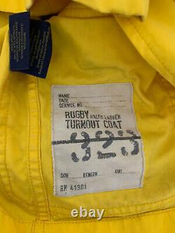 Rugby Ralph Lauren X-Small Yellow Fireman Jacket Coat Sailing RRL Polo VTG Rain