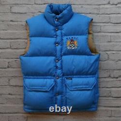 Rugby by Ralph Lauren Quilted Down Puffer Vest Winter Puffy Jacket Polo Vtg