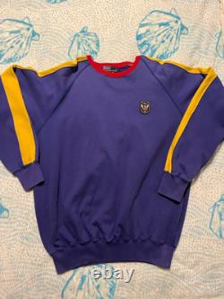 SUPER RARE Vintage Polo Ralph Lauren Uni Crest Tri color Sweatshirt