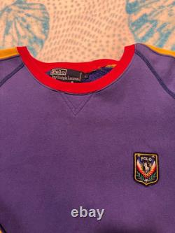 SUPER RARE Vintage Polo Ralph Lauren Uni Crest Tri color Sweatshirt
