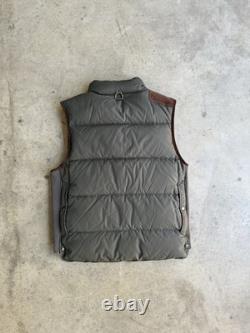 VINTAGE POLO RALPH LAUREN GOOSE DOWN SUEDE TRIM HUNTING VEST Large