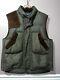Vintage Polo Ralph Lauren Goose Down Suede Trim Hunting Vest Large