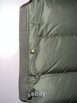 VINTAGE POLO RALPH LAUREN GOOSE DOWN SUEDE TRIM HUNTING VEST large