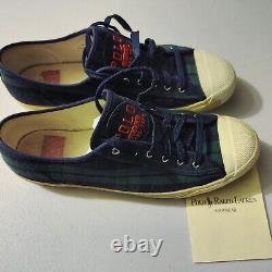 VINTAGE Polo Ralph Lauren 1993 Athl. Dept. Blackwatch sneaker shoes Size 10 Mens