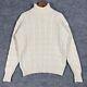 Vintage Polo Ralph Lauren Cashmere Sweater Cable Knit Turtleneck Men M 90s