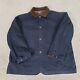 Vintage Polo Ralph Lauren Jacket Mens Extra Large Blue Plaid Lined Chore Barn Xl