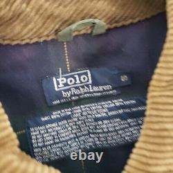 VINTAGE Polo Ralph Lauren Jacket Mens Small Wax Cotton Outdoor Field Chore Coat