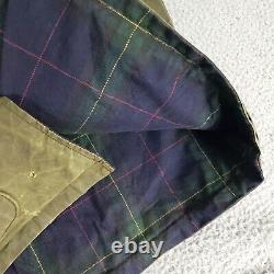 VINTAGE Polo Ralph Lauren Jacket Mens Small Wax Cotton Outdoor Field Chore Coat