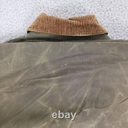 VINTAGE Polo Ralph Lauren Jacket Mens Small Wax Cotton Outdoor Field Chore Coat