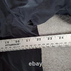 VINTAGE Polo Ralph Lauren Men Jacket Medium Black Wool Quilt Lined Chore Barn