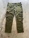 Vintage Polo Ralph Lauren Military Cargo Pants 36x34 Green Paratrooper Flight Ec