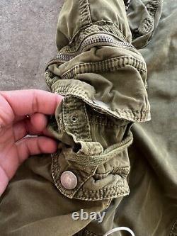 VINTAGE Polo Ralph Lauren Military Cargo Pants 36x34 Green Paratrooper Flight EC