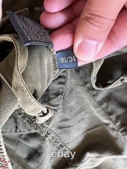 VINTAGE Polo Ralph Lauren Military Cargo Pants 36x34 Green Paratrooper Flight EC