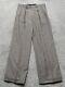 Vintage Polo Ralph Lauren Pants 34x30 Houndstooth Made Usa Pleated Mens