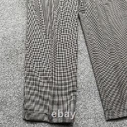 VINTAGE Polo Ralph Lauren Pants 34X30 Houndstooth Made USA Pleated Mens