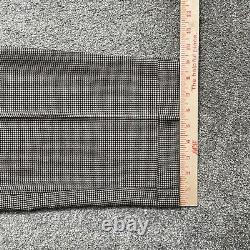 VINTAGE Polo Ralph Lauren Pants 34X30 Houndstooth Made USA Pleated Mens