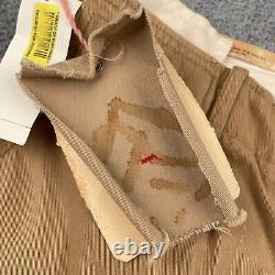 VINTAGE Polo Ralph Lauren Pants Mens 34x32 Khaki Chino Military Standard Issue