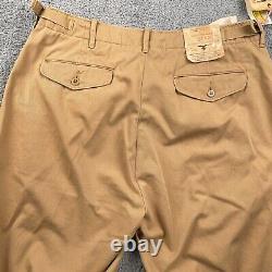 VINTAGE Polo Ralph Lauren Pants Mens 34x32 Khaki Chino Military Standard Issue