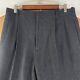 Vintage Polo Ralph Lauren Pants Mens 34x34 Gray Tweed Wool Herringbone Pleated