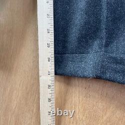 VINTAGE Polo Ralph Lauren Pants Mens 34x34 Gray Tweed Wool Herringbone Pleated