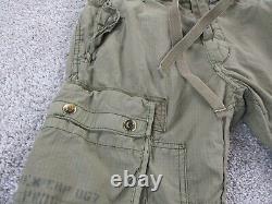 VINTAGE Polo Ralph Lauren Paratrooper Pants Mens Modern Fit 32x32 Green Rip Stop