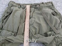 VINTAGE Polo Ralph Lauren Paratrooper Pants Mens Modern Fit 32x32 Green Rip Stop