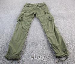 VINTAGE Polo Ralph Lauren Paratrooper Pants Mens Modern Fit 32x32 Green Rip Stop