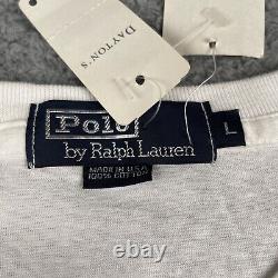 VINTAGE Polo Ralph Lauren Shirt Mens Large Polo Ski 92 Deadstock Single Stitch